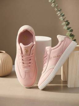 U.S. POLO ASSN. - Renata Nude Sneakers Shoes With Premium Upper