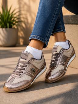 U.S. POLO ASSN. - Reverie Grey Retro Sneakers Shoes