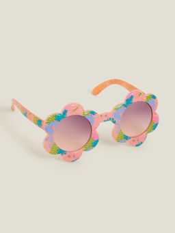Accessorize London - Kids Pink Flower Tinted Sunglass - Multi-Color