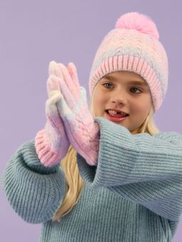 Accessorize London - Kids Girls Knit Gloves - Multi-Color