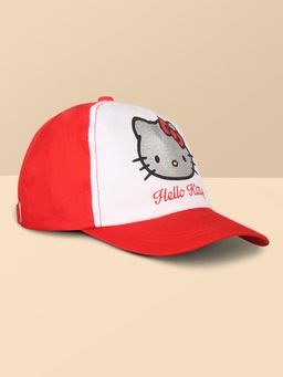 Kidsville - Official Hello Kitty Printed Caps For Girls - Red