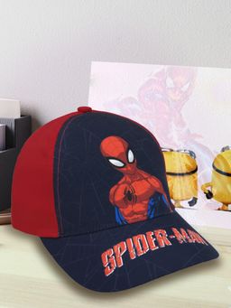 Kidsville - Official Marvel Comic Spiderman Cap For Kids Boys - Multi-Color