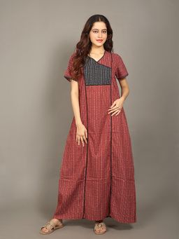 evolove - Rust Vibrant Bliss Cotton Nighty