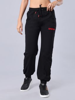 evolove - Black Cotton Pyjama for Women