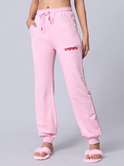 evolove - Pink Cotton Pyjama for Women