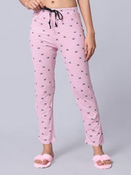 evolove - Pink Cotton Pyjama for Women