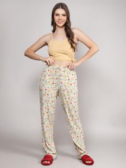 evolove - Beige Rayon Pyjama for Women