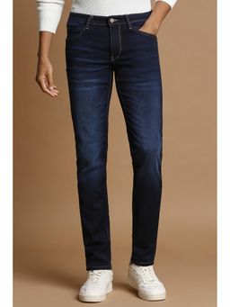 Allen Solly - Men Navy Skinny Fit Dark Wash Jeans
