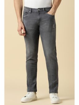 Allen Solly - Men Grey Slim Fit Mid Wash Jeans