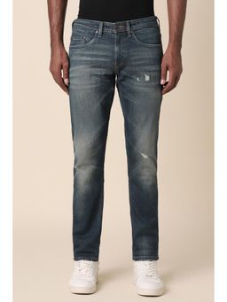 Allen Solly - Men Blue Slim Fit Mid Wash Jeans