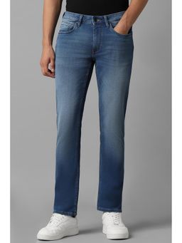 Louis Philippe - Men Navy Mid Slim Fit Jeans