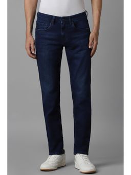 Louis Philippe - Men Navy Light Slim Fit Jeans