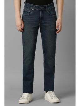 Louis Philippe - Men Navy Dark Slim Fit Jeans