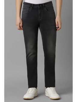 Louis Philippe - Men Black Dark Slim Fit Jeans