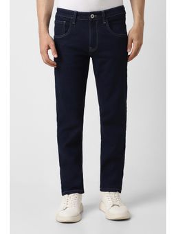 Van Heusen - Men Navy Dark Wash Slim Fit Jeans