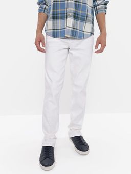 American Eagle - Men White Airflex Original Regular Jeans
