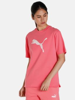 Puma - Her Womens Pink T-shirt