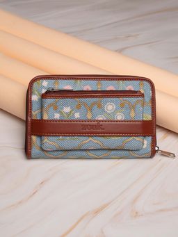 Zouk - Classic Zipper Wallet - Jaipur Fresco