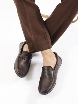 Rare Rabbit - Bold Burgundy Genuine Leather Loafers