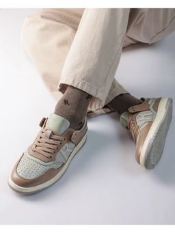 Rare Rabbit - Gabbs Mauve Genuine Leather Sneaker