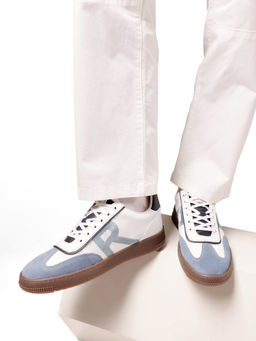 Rare Rabbit - Hem White Genuine Leather Sneaker