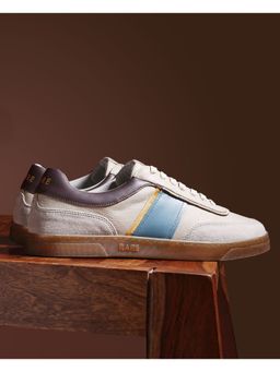 Rare Rabbit - Kairos Pro Light Grey Genuine Leather Sneaker