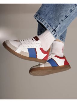 Rare Rabbit - Luna White Genuine Leather Sneaker