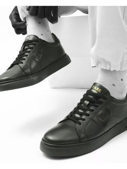 Rare Rabbit - Odessa Primary Dark Green Genuine Leather Sneaker