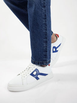 Rare Rabbit - Starlight Primary White Genuine Leather Sneaker