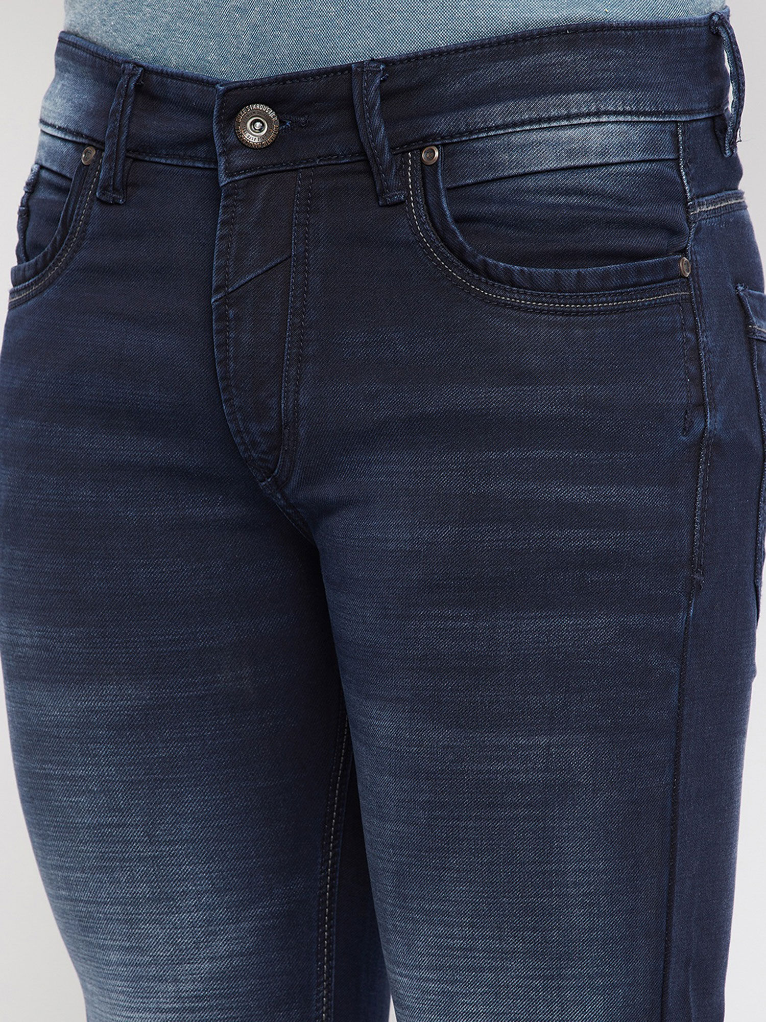 Buy Duke Stardust Men Washed Blue Jeans 