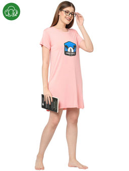 Inner Sense - Organic Cotton Sleep Tee Pink