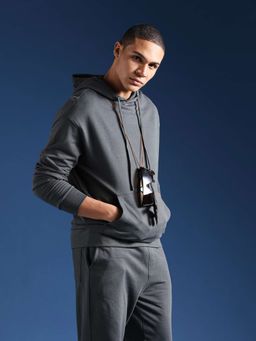 The Bear House - Men Full Sleeves Cotton Solid/Plain Hoodie