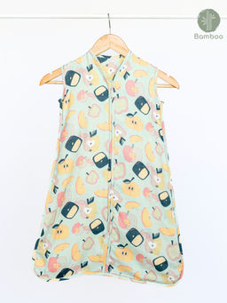 Cocoon Care - Soft & Comfy Apple Splash Bamboo Muslin Sleeping Bag
