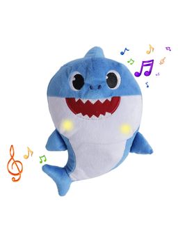 Baby Shark - Plush Sing and Light up Plush Toy 12 Inch Daddy Shark for Kids of 1 Year+