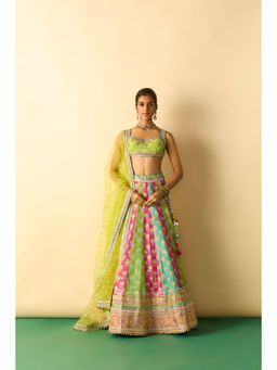 Gopi Vaid - Women Multi Colour Shyama Lehenga With Choli And Dupatta