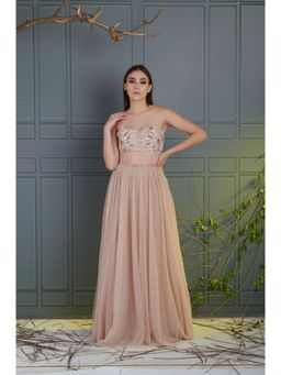 RCKC Aurum - Women Pink Rosy Rhapsody Tulle Skirt With Blouse