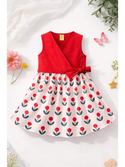 AWW HUNNIE - Red Printed Dress