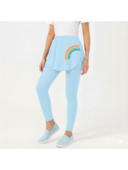 Plan B - Blue Blue Cotton Skeggings