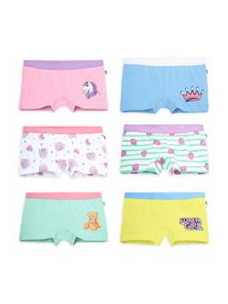 Plan B - Multi-Color Cotton Trunks for Girls (Pack of 6)