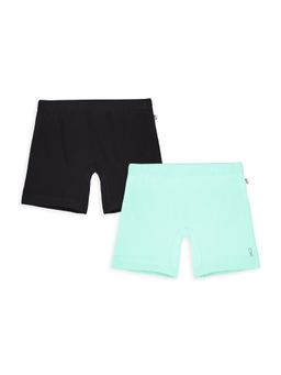 Plan B - Multi-Color Cotton Inner Shorts for Girls (Pack of 2)