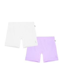 Plan B - Multi-Color Cotton Inner Shorts for Girls (Pack of 2)