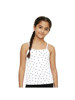Plan B - White Cotton Padded Camisole