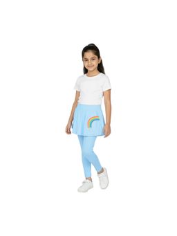 Plan B - Blue Cotton Skeggings and T-shirt-Blue