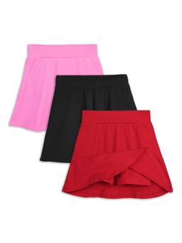 Plan B - Multi-Color Cotton Skater Skirt for Girls