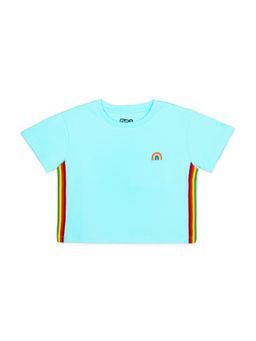 Plan B - Turquoise Girls Half Sleeve T-shirt