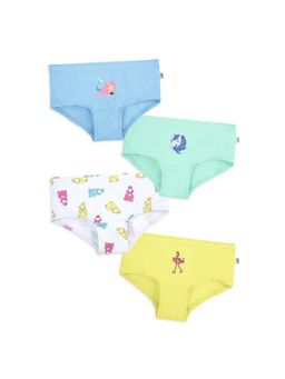 Plan B - Multi-Color Cotton Briefs for Girls (Pack of 4)