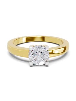 Sparkles - Lab Grown Diamond 0.75 Ct Solitaire Diamond Ring 14K Yellow Gold IGI Certified