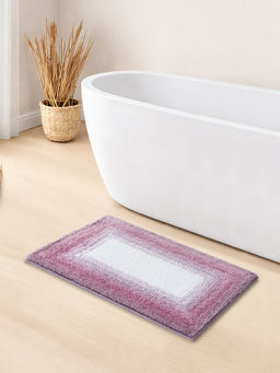 OBSESSIONS - Blush Pink Polyester Anti-Skid Bath Mat