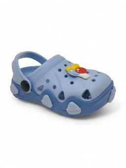 Lil Lollipop - Kids Balloon Applique Anti-Slip Clogs - Blue