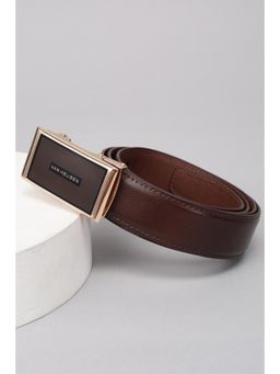 Van Heusen - Men Brown Textured Belt
